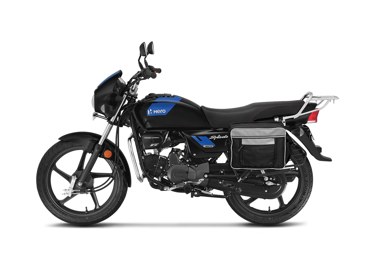 Hero Genuine Side Bag for Splendor Plus & HF Deluxe | Durable Construction | OEM Fit | High Storage Capacity | Secure Mounting | Easy Installation -