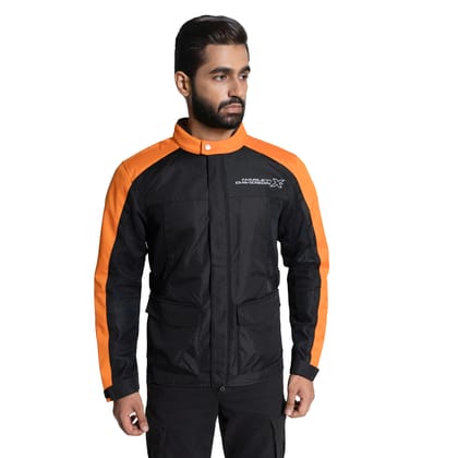 TourX EdgeMen's Orange Riding Jacket