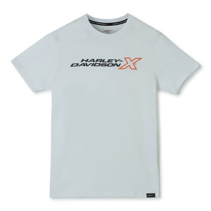 H-DX CORE EDGE MEN'S WHITE CREW NECK TEE