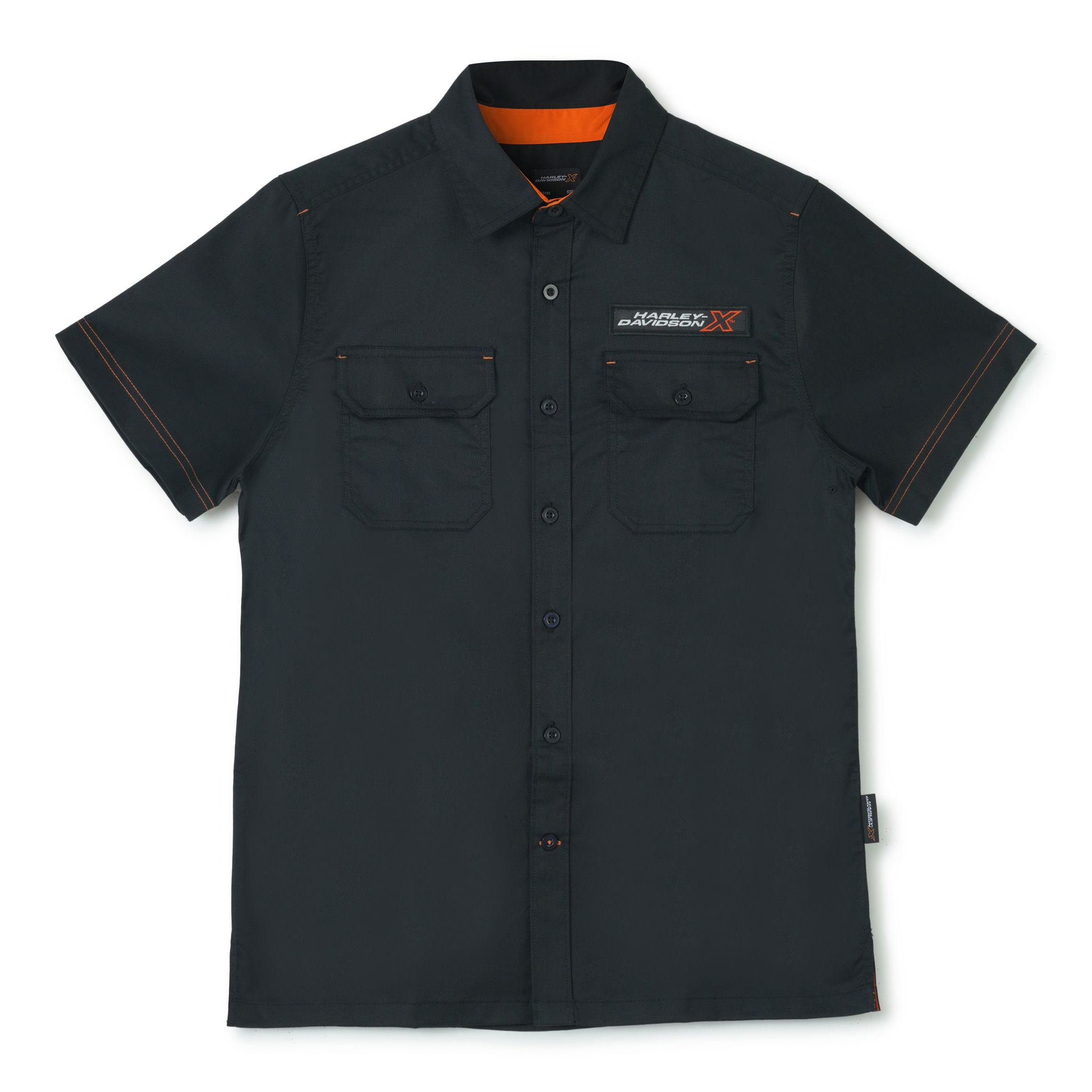 H-DX RIDE EDGE SHORT SLEEVES MEN'S BLACK SHIRT