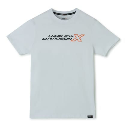 H-DX CORE EDGE MEN'S WHITE CREW NECK TEE