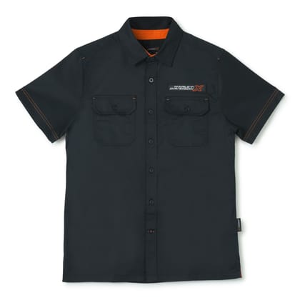 H-DX RIDE EDGE SHORT SLEEVES MEN'S BLACK SHIRT