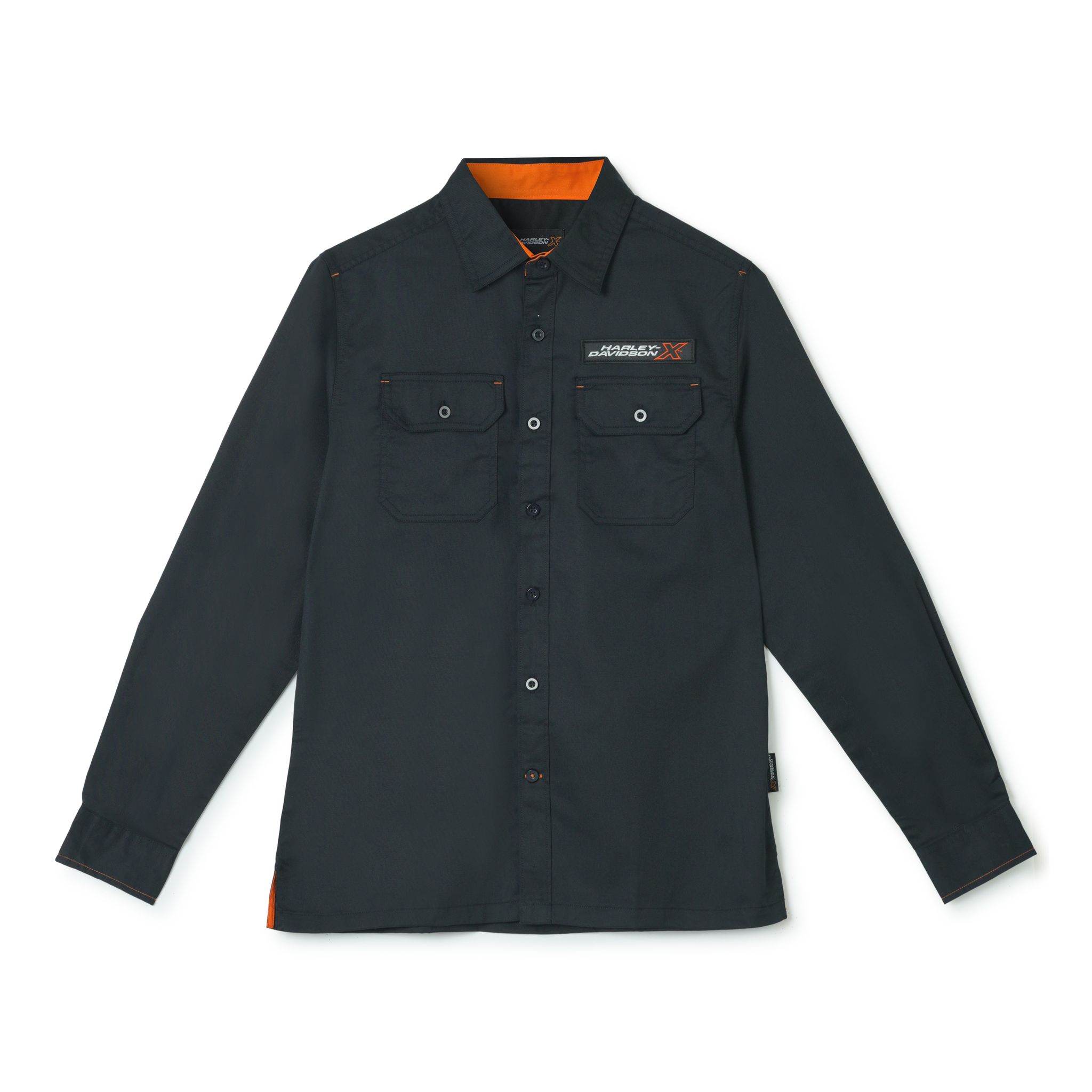 H-DX RIDE EDGE LONG SLEEVE MEN'S BLACK SHIRT