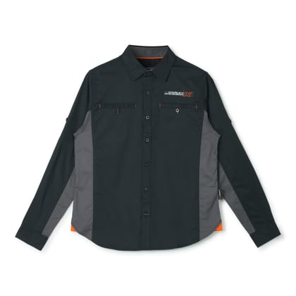H-DX URBAN EDGE CREW LONG SLEEVES MEN'S BLACK SHIRT