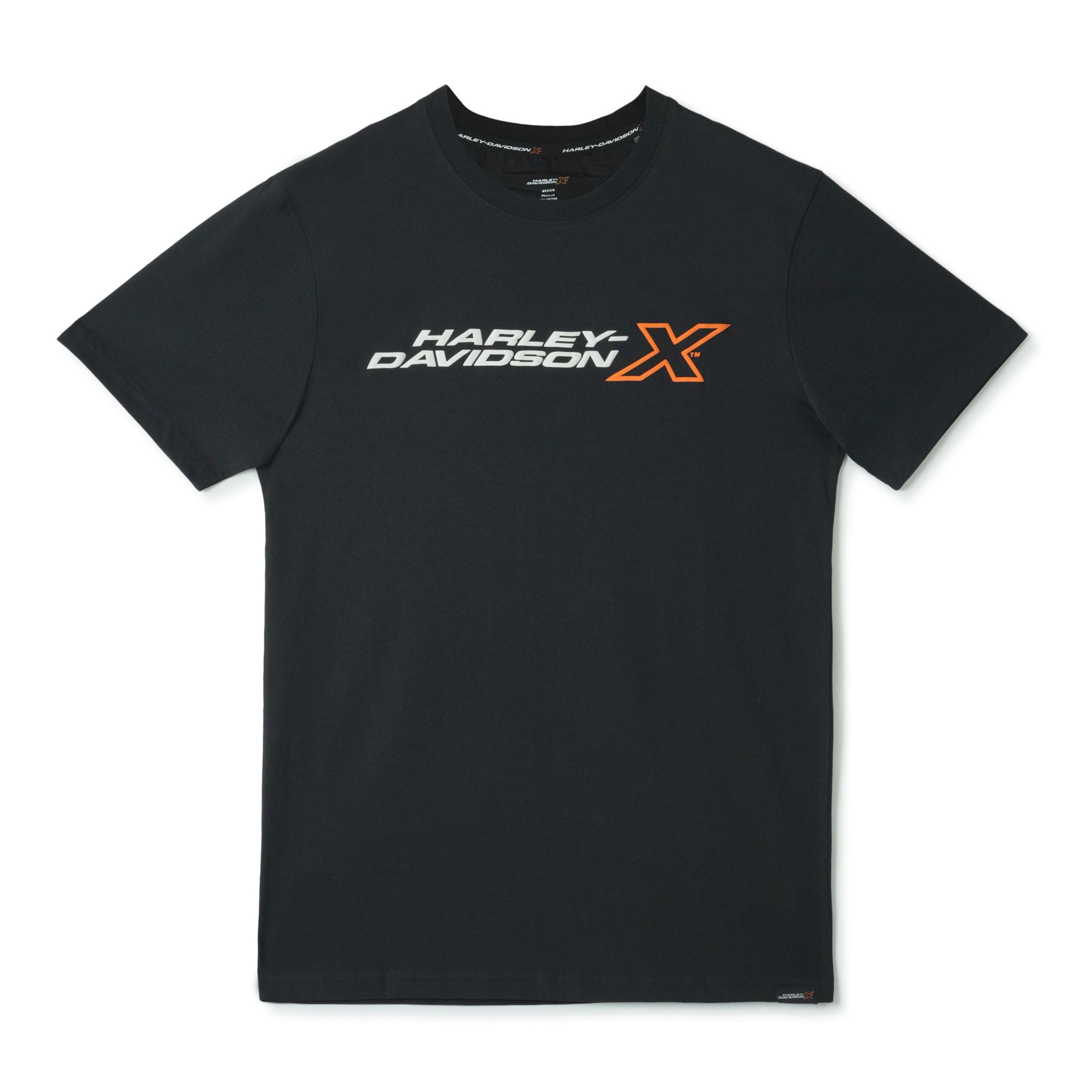 H-DX CORE EDGE MEN'S BLACK CREW NECK TEE