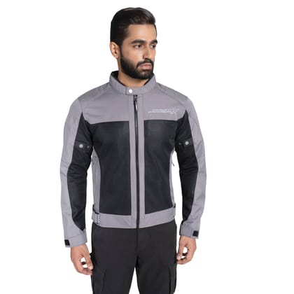 Bold Edge Men's Light Grey Riding Jacket