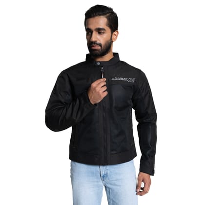 Bold Edge Men's Black Riding Jacket