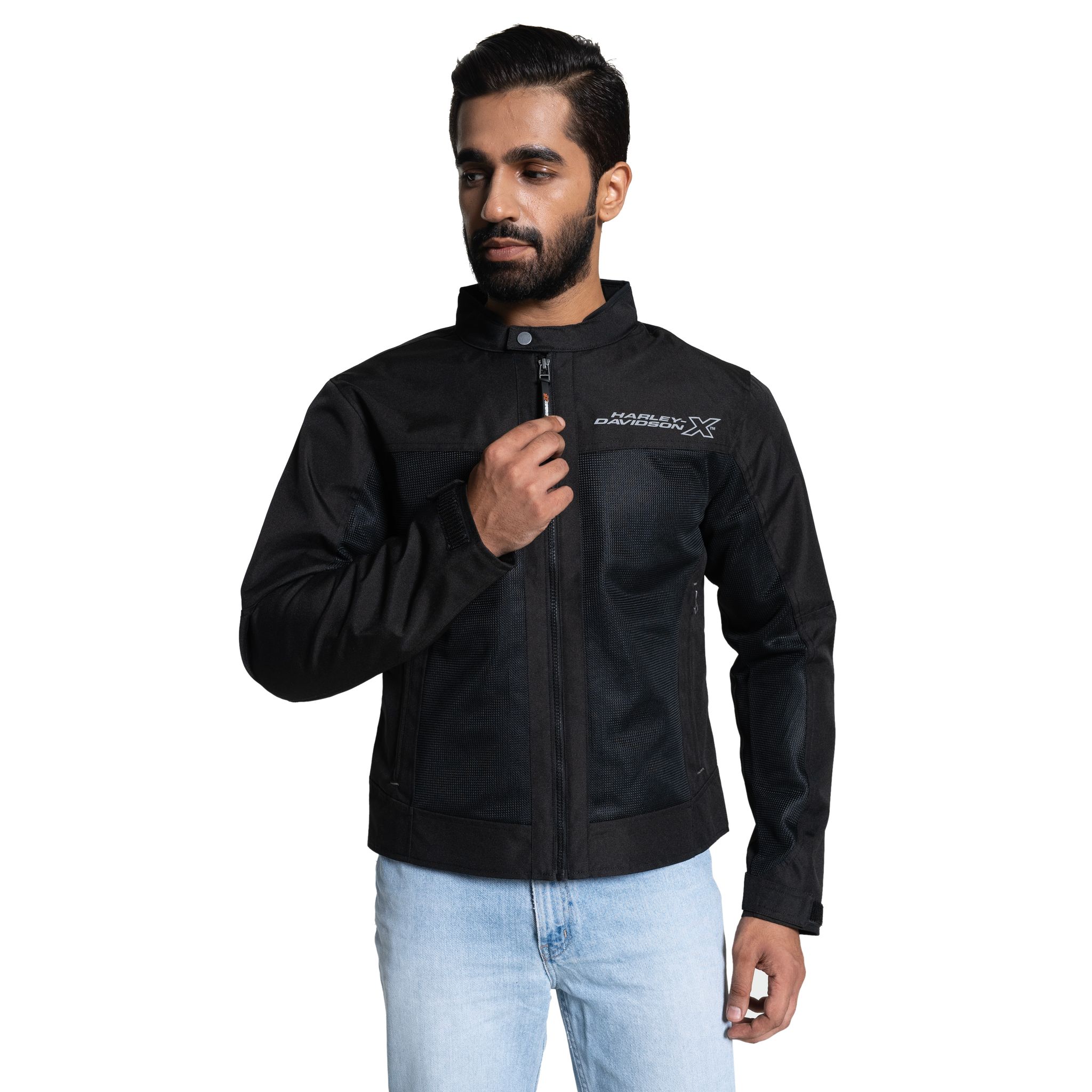Bold Edge Men's Black Riding Jacket