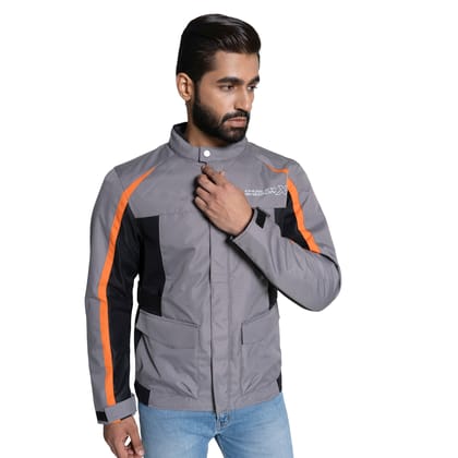 TourX EdgeMen's Dark Grey Riding Jacket
