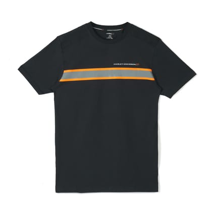 H-DX ELEMENT EDGE SHORT SLEEVE MEN'S BLACK CREW NECK TEE