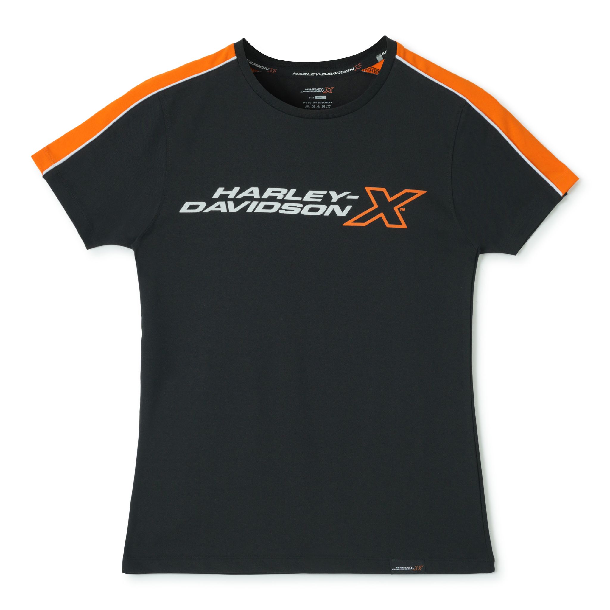 H-DX CRUISE CONTOUR WOMEN'S BLACK CREW NECK TEE
