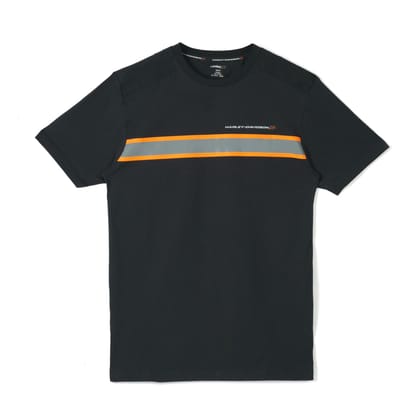 H-DX ELEMENT EDGE SHORT SLEEVE MEN'S BLACK CREW NECK TEE