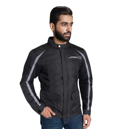 TourX EdgeMen's Black Riding Jacket