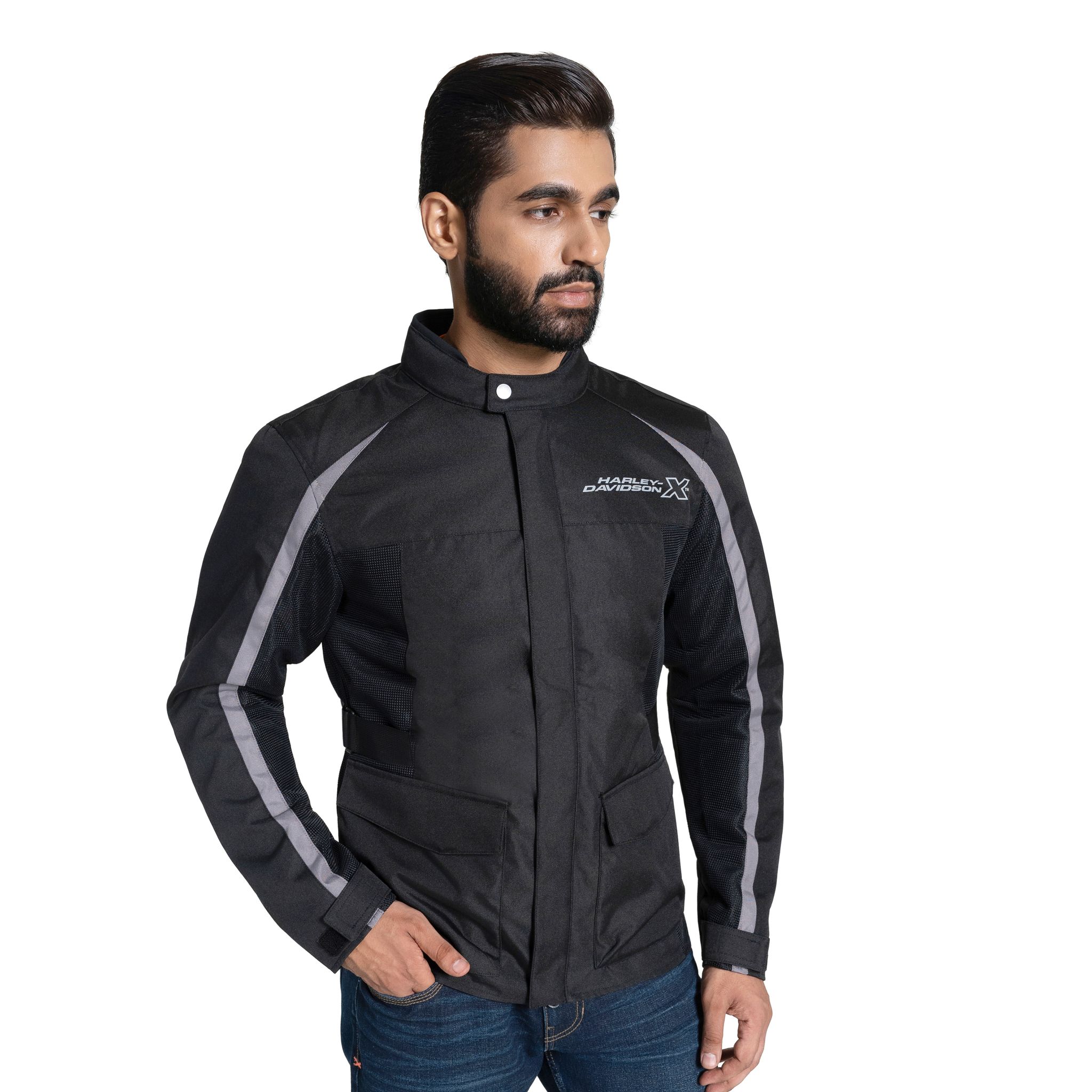 TourX EdgeMen's Black Riding Jacket
