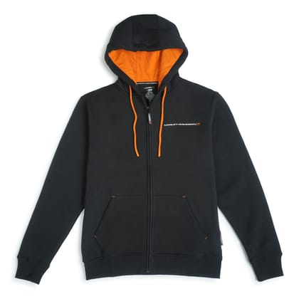 H-DX THROTTLE EDGE MEN'S BLACK HOODIE